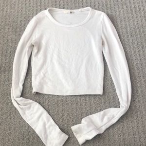Wilfred Free Crop White Longsleeve